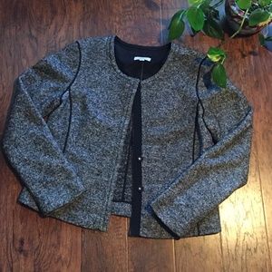 NWT LOFT Grey Wool Blend Jacket